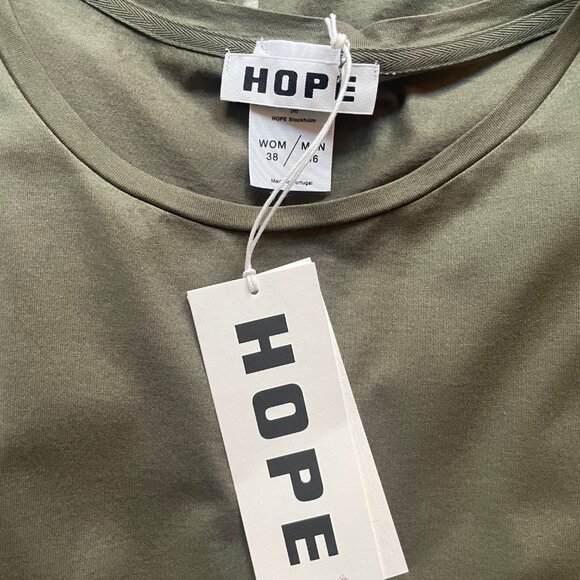 HOPE STOCKHOLM lock dress in olive green size 38 NWT - Picture 3 of 6